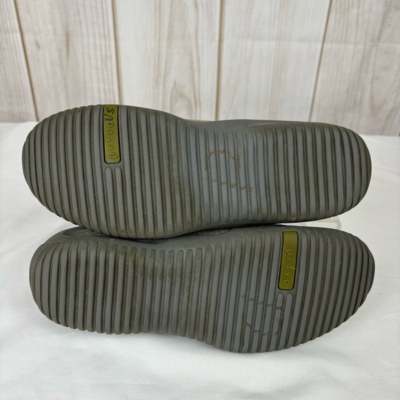 Clarks Privo Leather Sneakers Top Zipper Gray Size 8 Slip-on Loafers Tennis Shoe - Picture 9 of 12